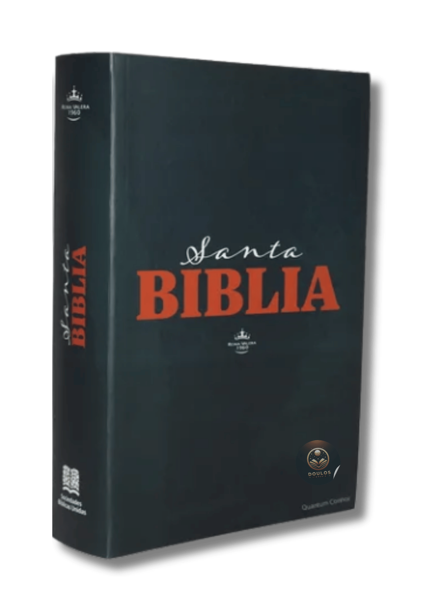 Biblia RVR60 Letra Grande Azul Canto Blanco