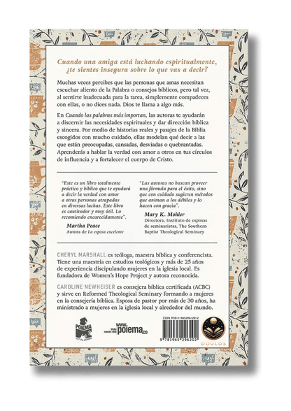 Cuando las palabras más importan