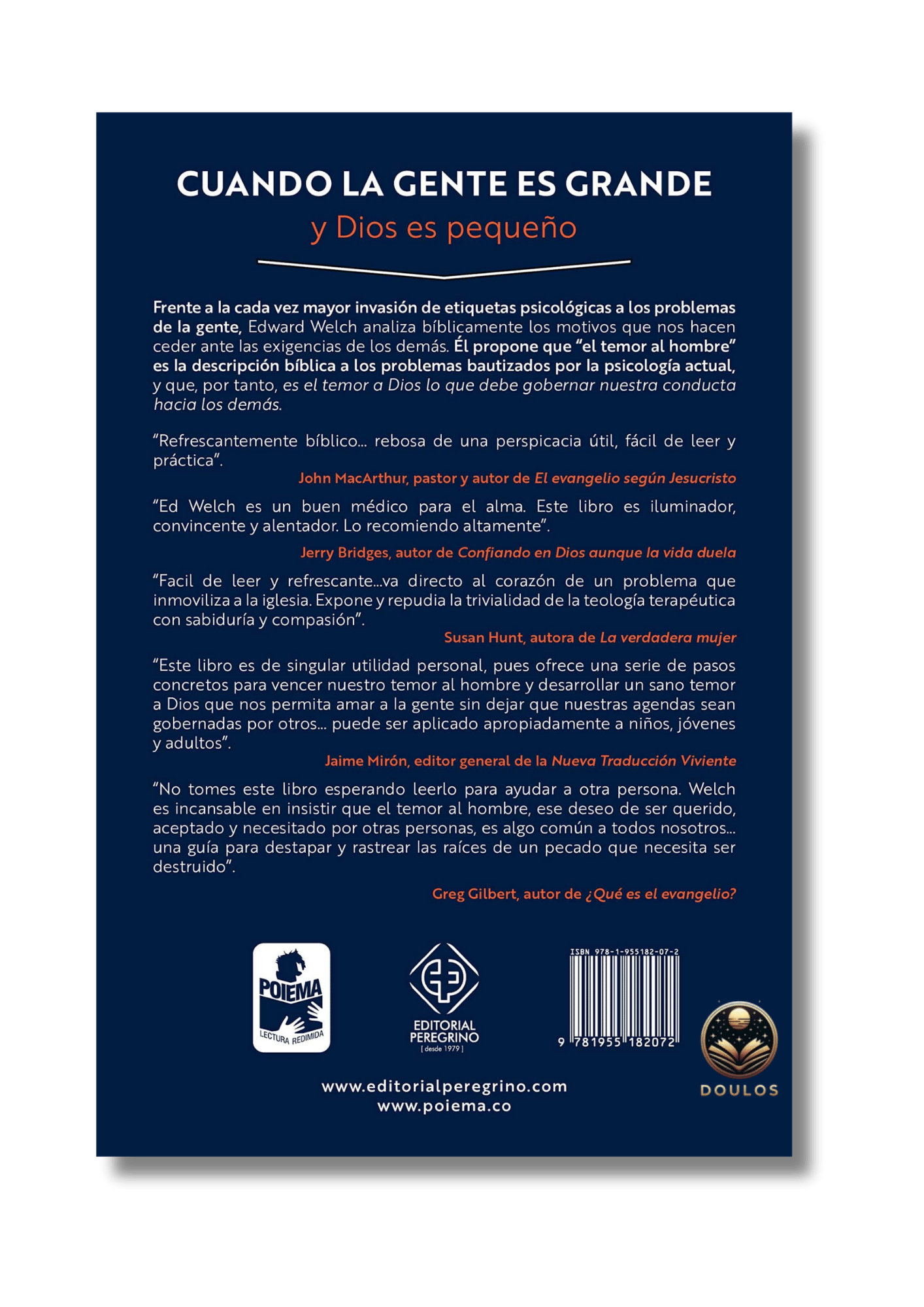 Cuando la gente es grande y Dios es pequeño