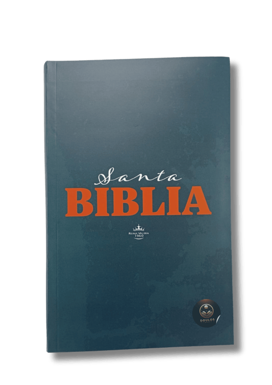 Biblia RVR60 Letra Grande Azul Canto Blanco