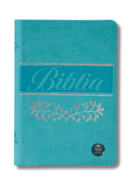 Biblia RVR60 Verde Menta Canto Pintado