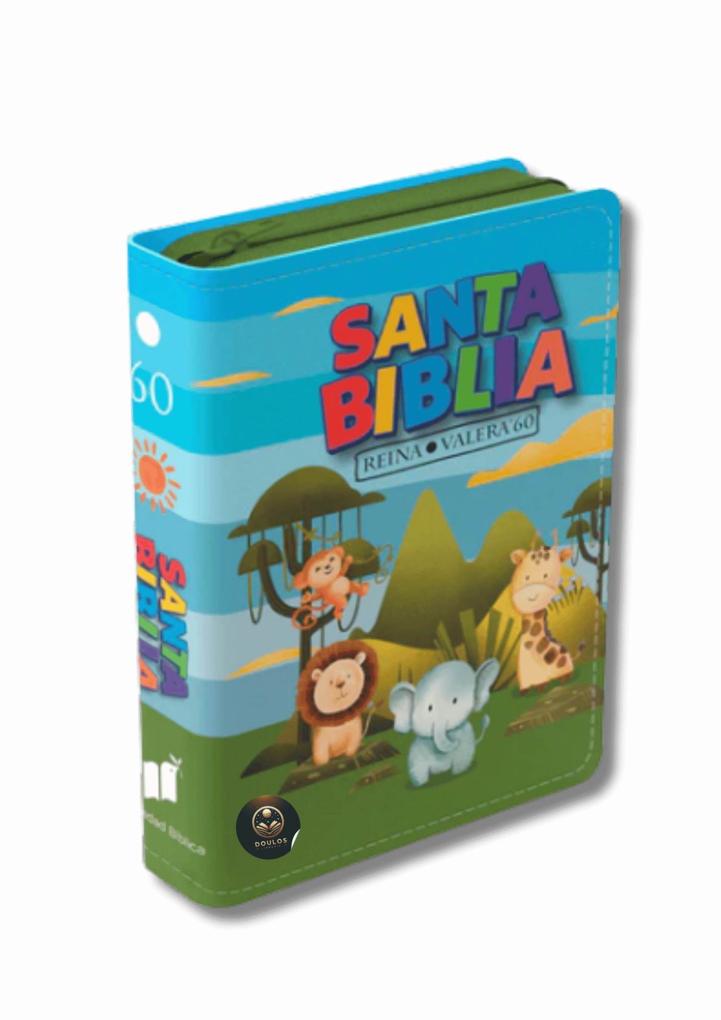 Biblia RV1960 Bolsillo para Niños Vinilo con Cierre