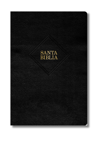 Biblia RVR 1960 Letra Gigante con Referencias – Piel Fabricada Negro