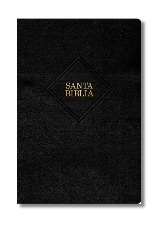 Biblia RVR 1960 Letra Gigante con Referencias – Piel Fabricada Negro
