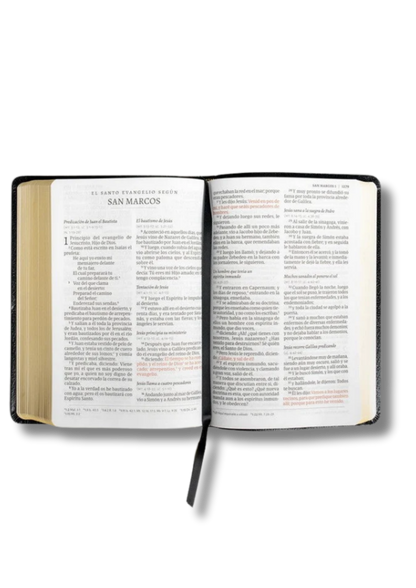 Biblia RVR 1960 Letra Gigante con Referencias – Piel Fabricada Negro