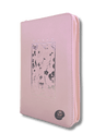 Biblia Mujer Virtuosa RV60 Naranja y Rosa Canto Plateado
