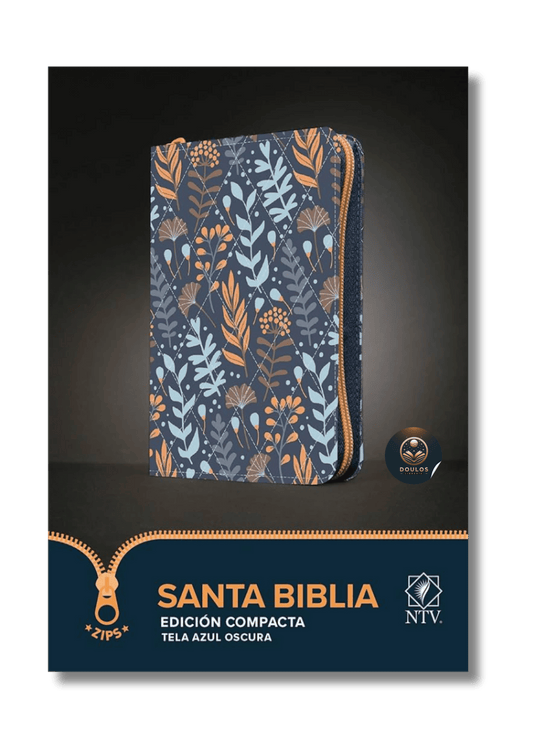 Biblia NTV Compacta Tela Azul Oscuro
