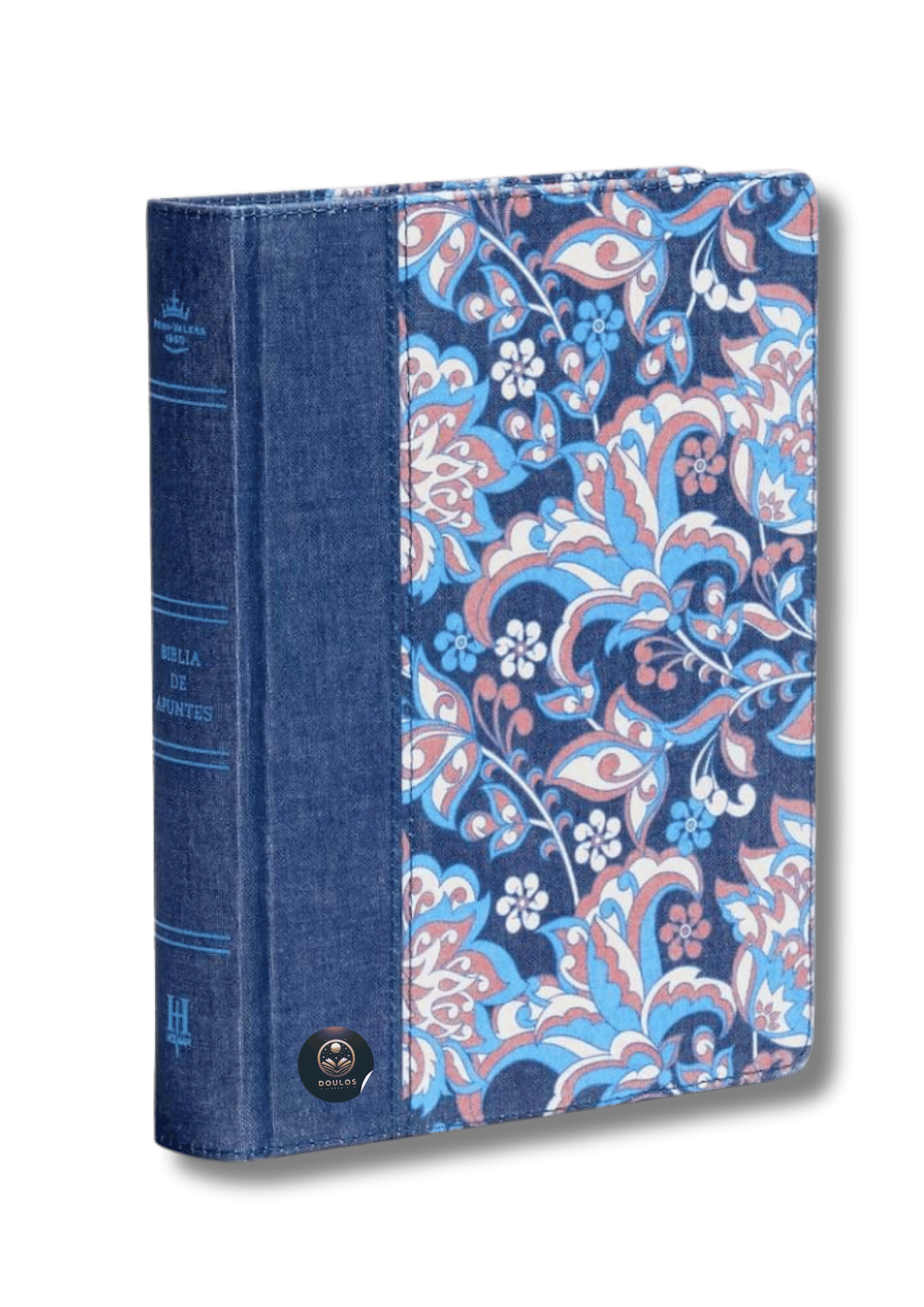 Biblia de Apuntes Edición Ilustrada Tela en Rosado y Azul VR 1960