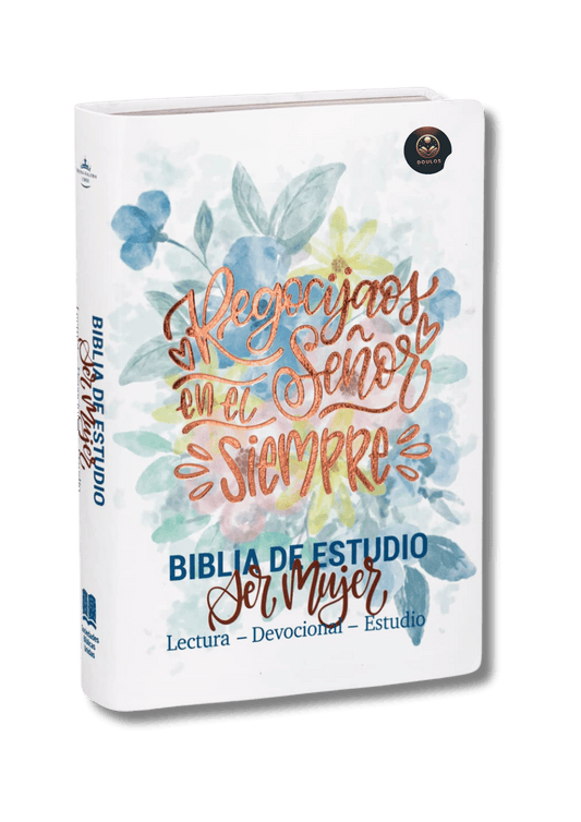 Biblia de Estudio Ser Mujer Rosada y Blanca