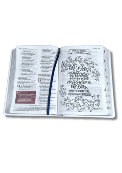 Biblia de Estudio Ser Mujer Rosada y Blanca