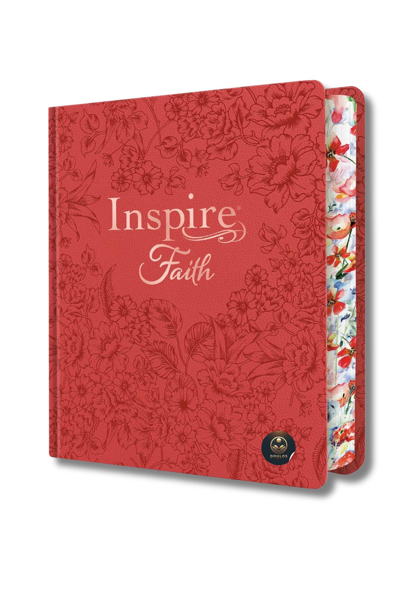 Inspire FAITH Bible NLT: Biblia para colorear