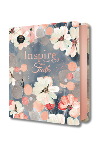 Inspire FAITH Bible NLT: Biblia para colorear