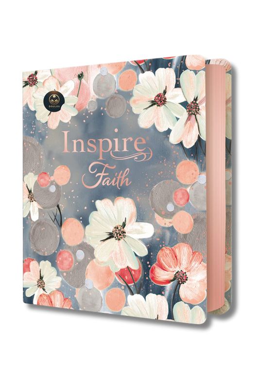 Inspire FAITH Bible NLT: Biblia para colorear