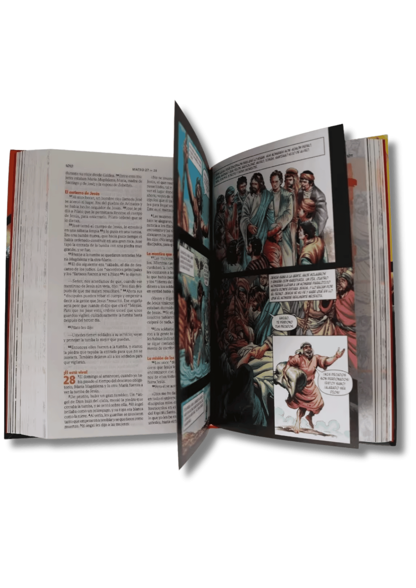Biblia en Acción TLA Ilustrada a Todo Color Canto Blanco Jóvenes