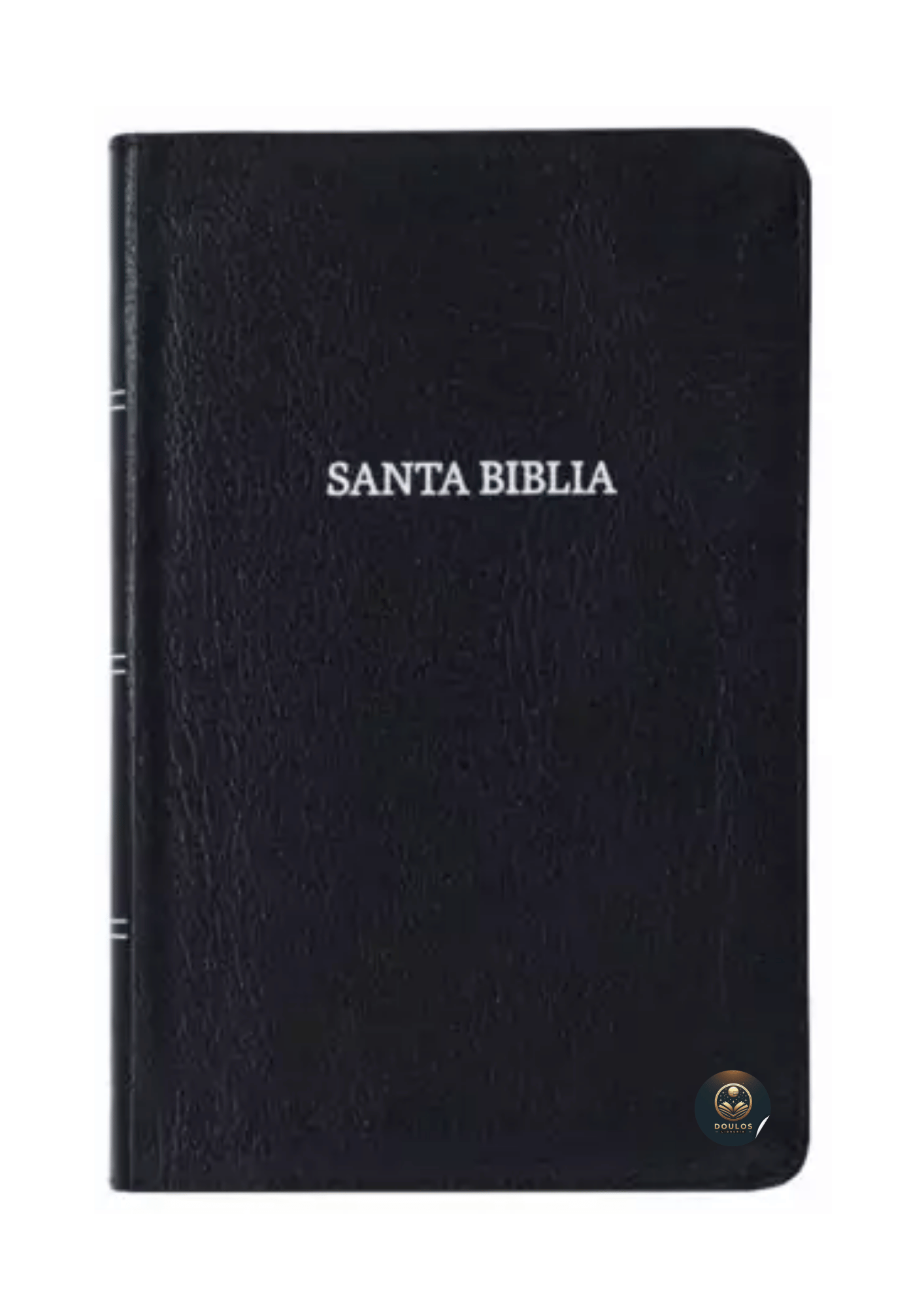 Biblia RVR60 Compacta Negro, Piel Fabricada