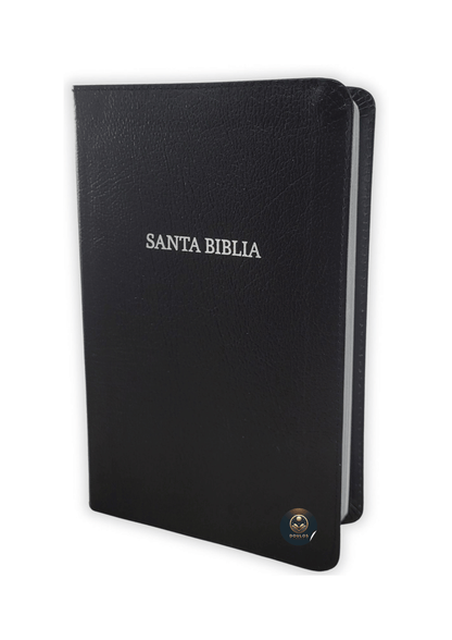 Biblia RVR60 Compacta Negro, Piel Fabricada